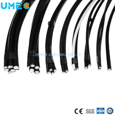 XLPE Алюминиевый проводник 4x10 5x25mm2 Изолированный многоядерный ABC Overhead Twisted Cable